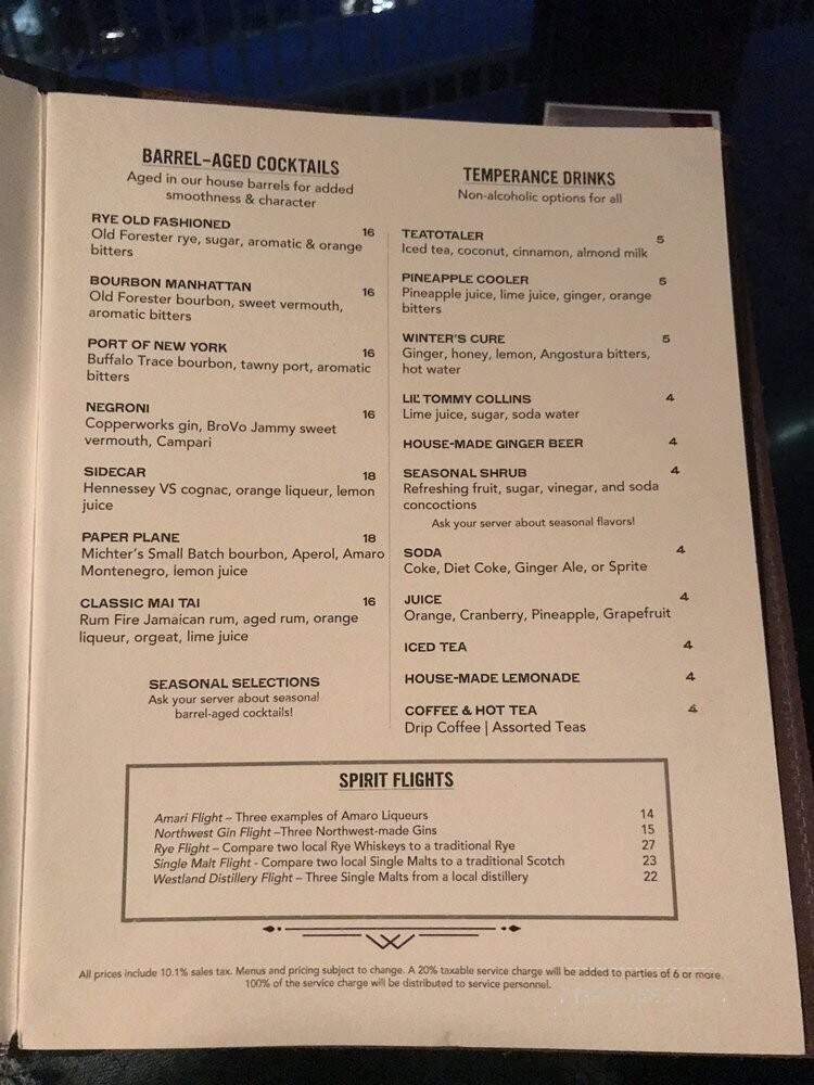 Smith Tower Temperance Cafe & Bar - Seattle, WA