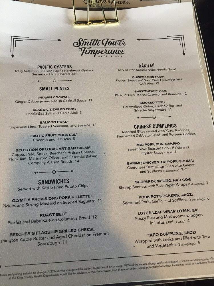 Smith Tower Temperance Cafe & Bar - Seattle, WA