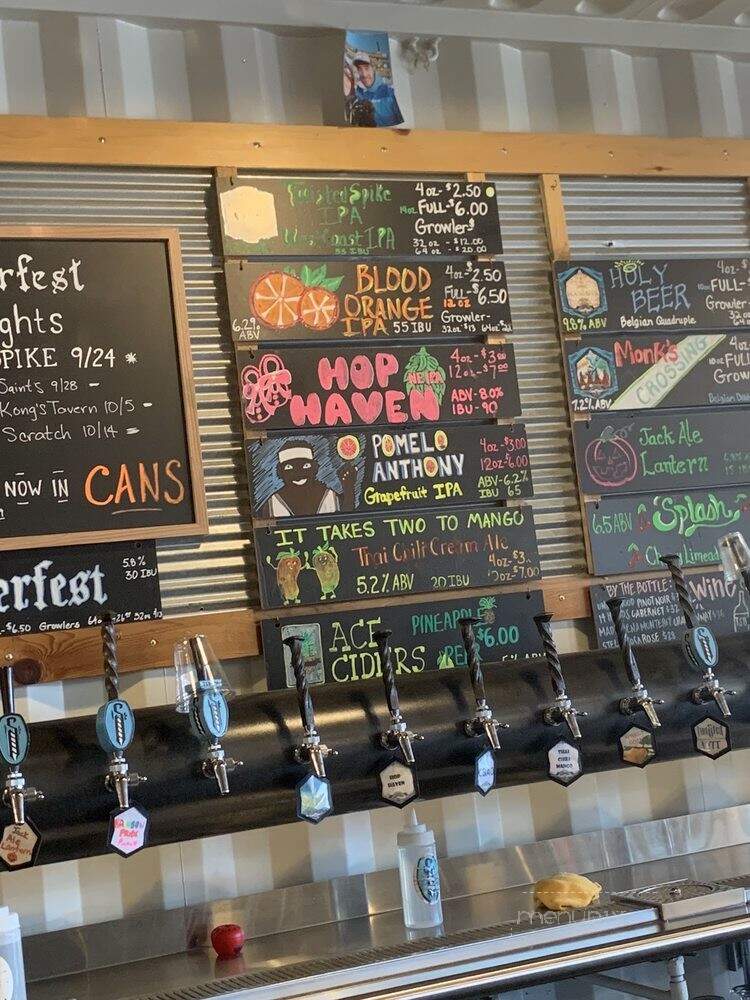 Twisted Spike Brewery Co - Oklahoma City, OK menu_pic