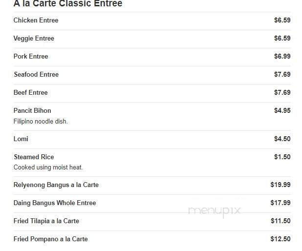 PhilHouse - Pittsburg, CA menu_pic
