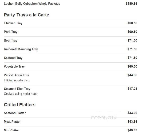 PhilHouse - Pittsburg, CA menu_pic