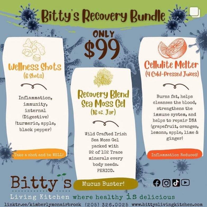 Bitty's Living Kitchen - Birmingham, AL menu_pic
