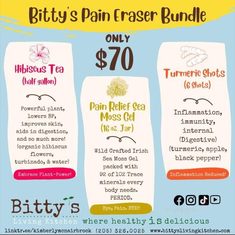 Bitty's Living Kitchen - Birmingham, AL menu_pic