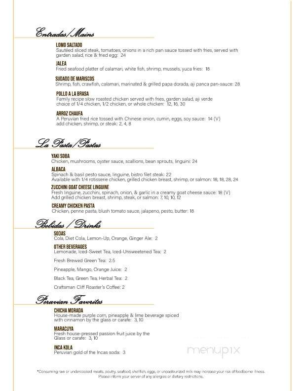 Canggio Restaurant - Norwich, CT menu_pic