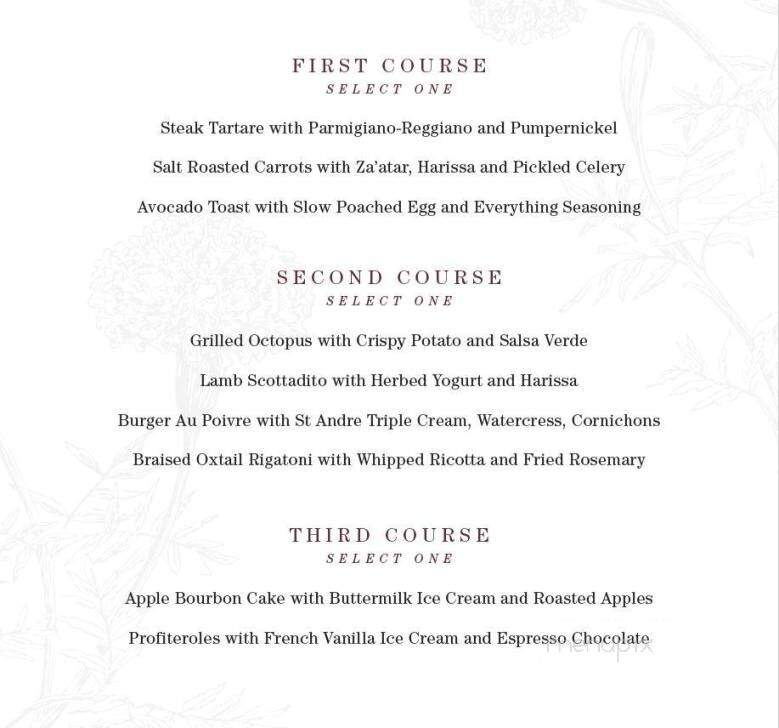 Ella Elli - Chicago, IL menu_pic
