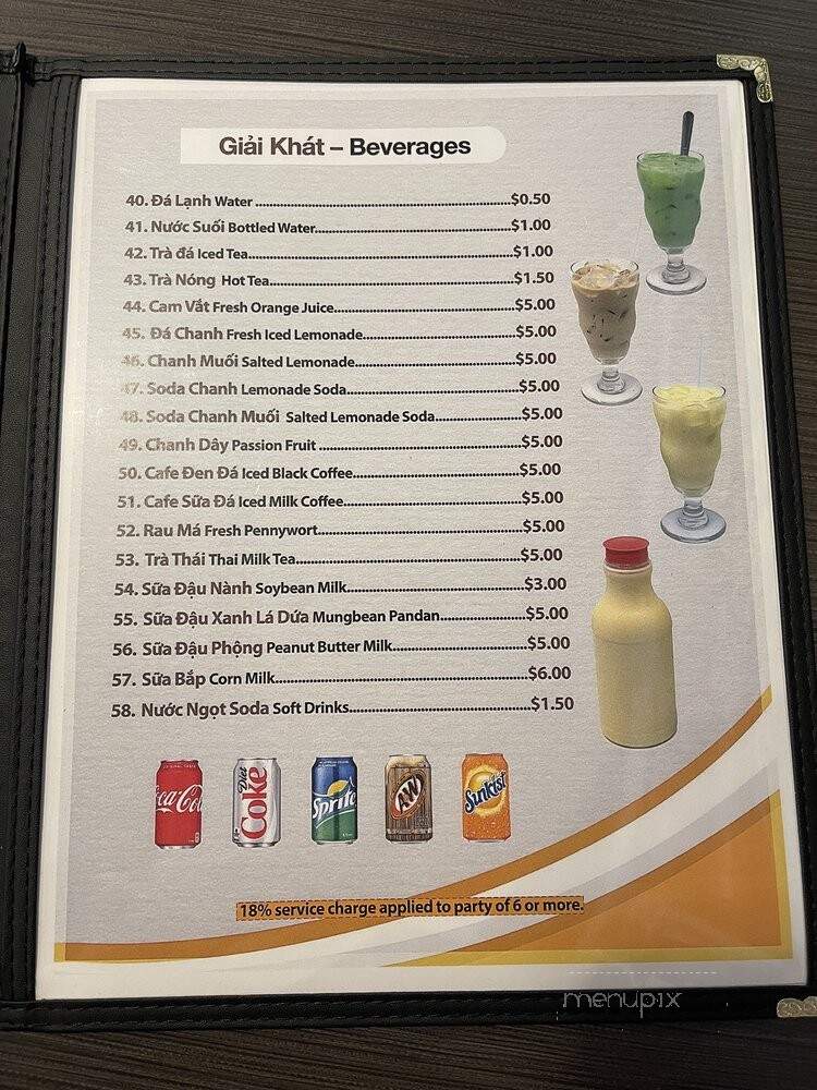 Golden Flower Veggie - Westminster, CA menu_pic