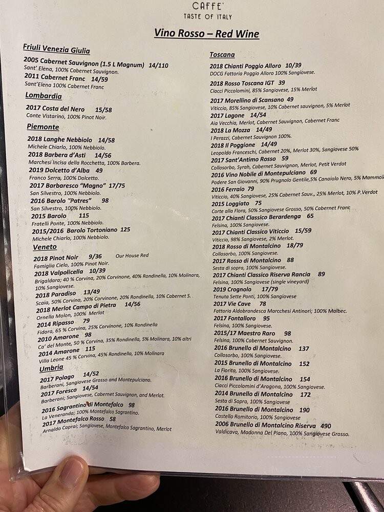 Loveria Caffe - Colleyville, TX menu_pic
