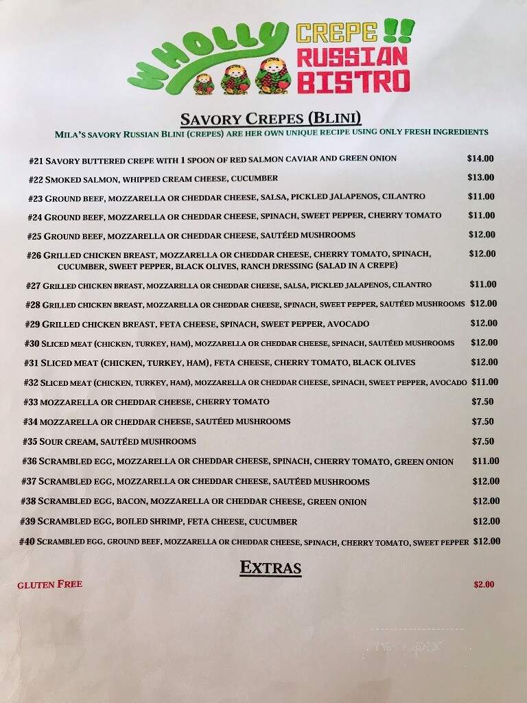Wholly Crepe Russian Bistro - Tomball, TX menu_pic