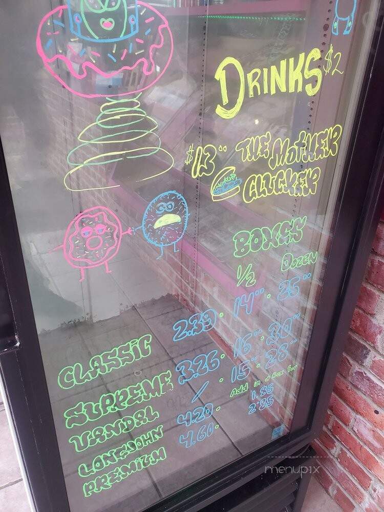 Vandal Doughnuts - Halifax, NS menu_pic