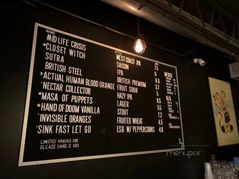 WAKE Brewing - Rock Island, IL menu_pic