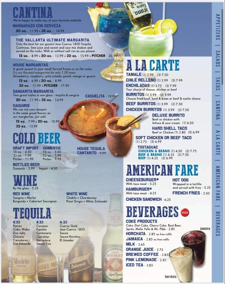 Taqueria Vallarta - Holland, MI menu_pic