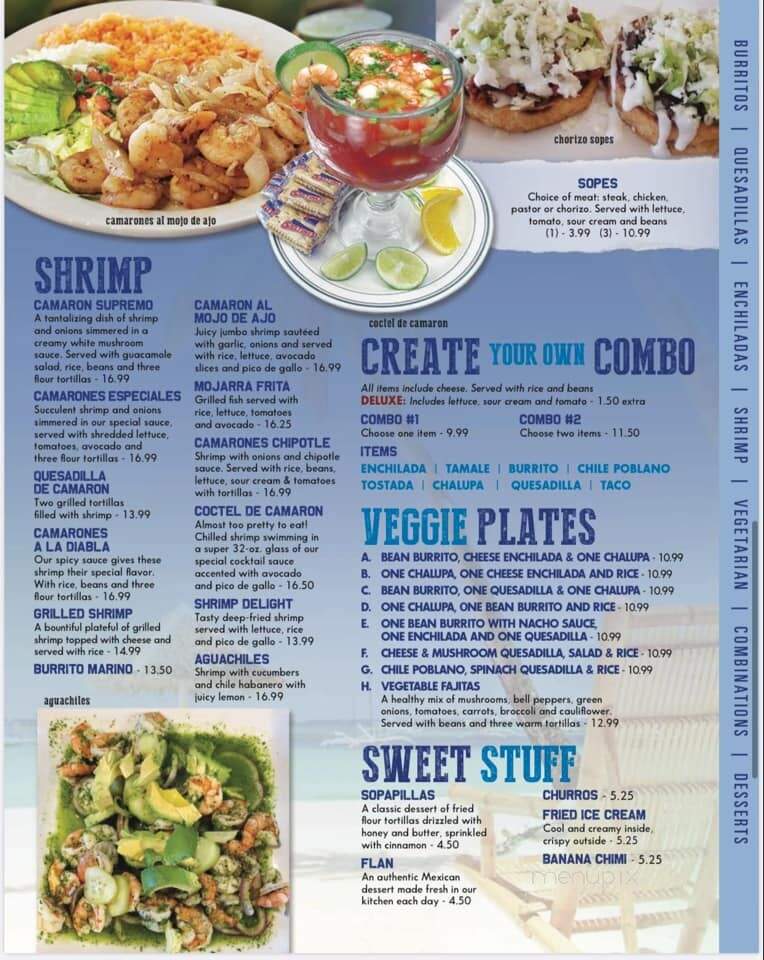 Taqueria Vallarta - Holland, MI menu_pic