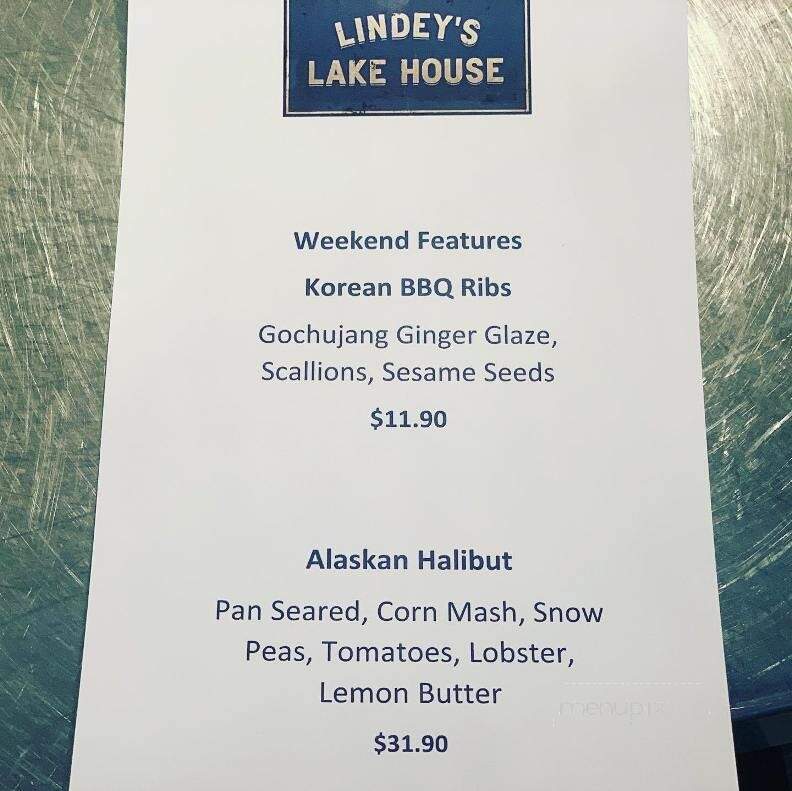 Lindey's Lake House -- Flats East Bank - Cleveland, OH menu_pic