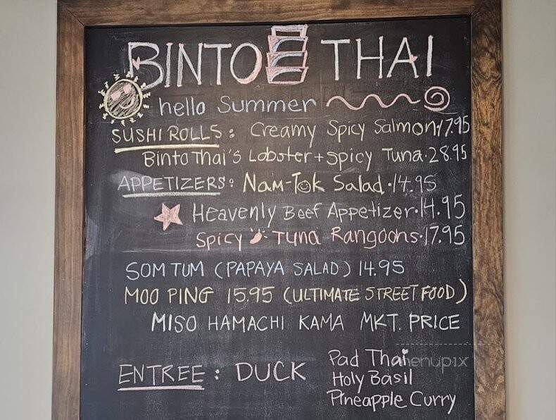 Binto Thai - Bonita Springs, FL menu_pic