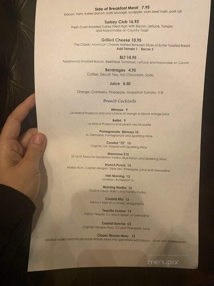 Coastal Craft Kitchen & Bar - Atlantic City, NJ menu_pic