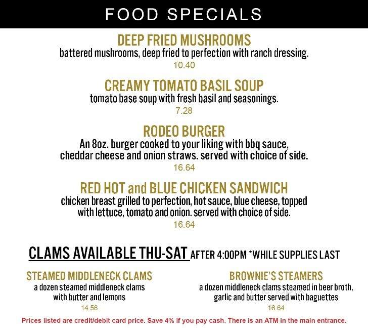 Brownie's Sports Bar and Tavern - North Tonawanda, NY menu_pic
