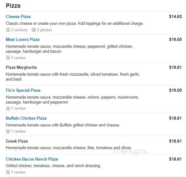 Flo's Pizza - Brockton, MA menu_pic