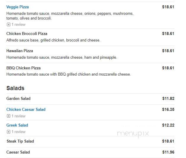 Flo's Pizza - Brockton, MA menu_pic