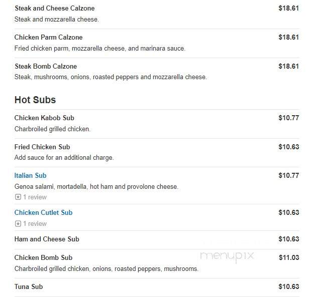 Flo's Pizza - Brockton, MA menu_pic