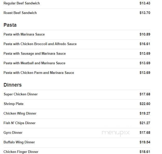 Flo's Pizza - Brockton, MA menu_pic
