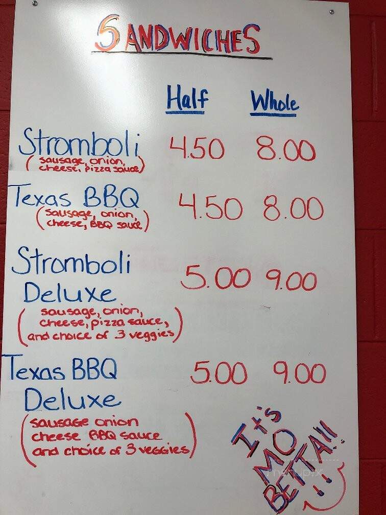 Pizza King Express - Whiteland, IN menu_pic