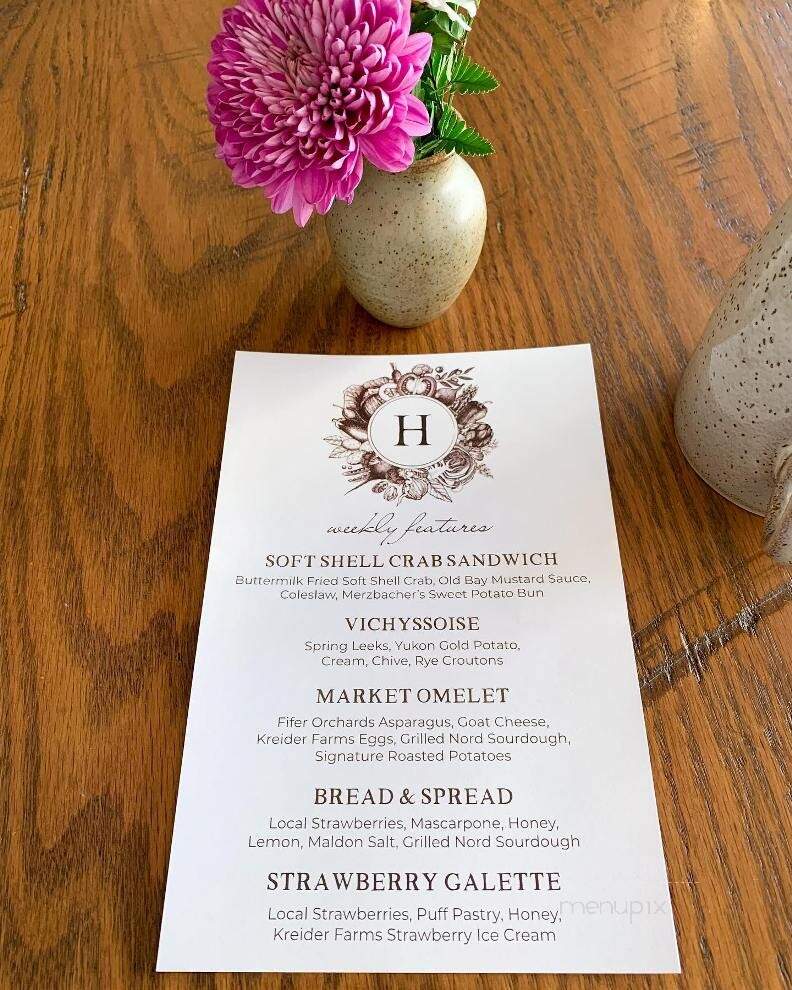 Heirloom Doylestown - Doylestown, PA menu_pic