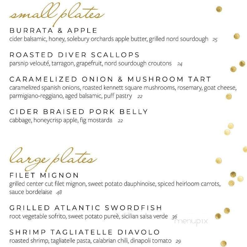 Heirloom Doylestown - Doylestown, PA menu_pic