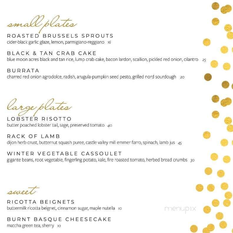 Heirloom Doylestown - Doylestown, PA menu_pic
