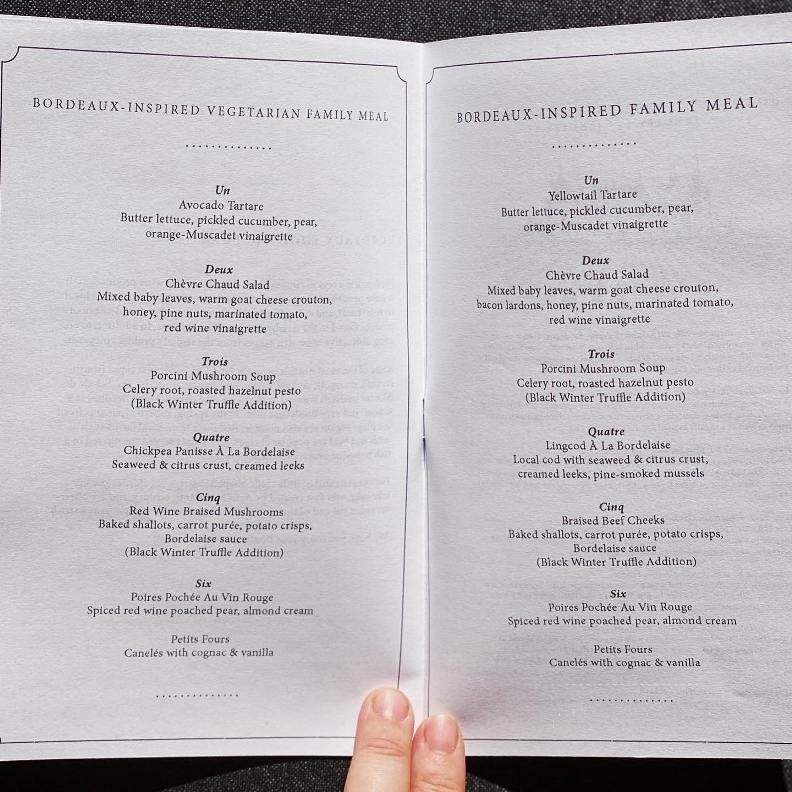 Perle Restaurant - Pasadena, CA menu_pic