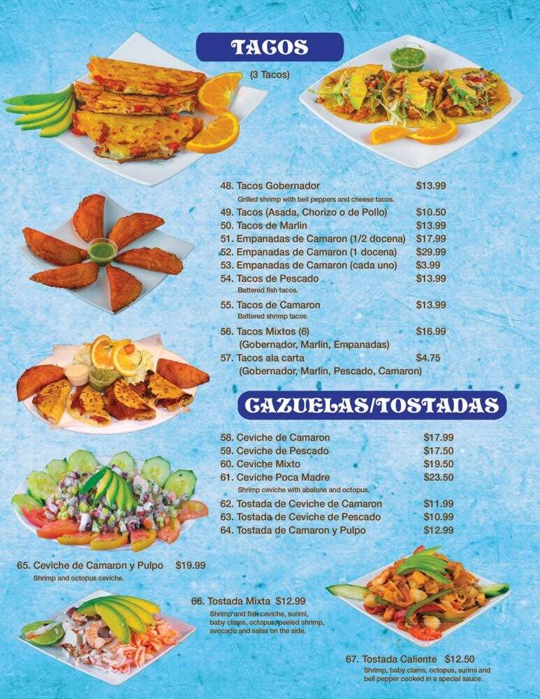 Malta Mexican Seafood & Cantina - Orange, CA menu_pic