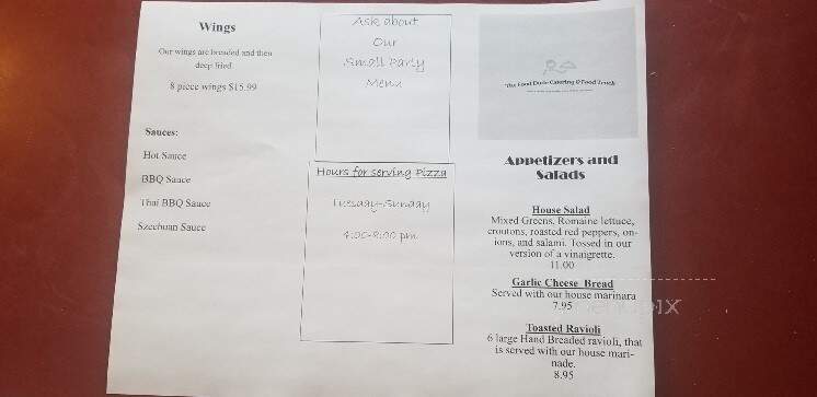 The Food Dude Catering & Food Truck - Marine, IL menu_pic