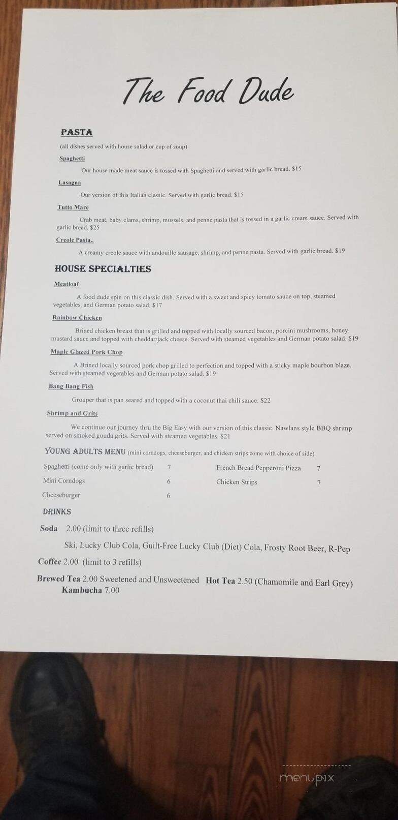 The Food Dude Catering & Food Truck - Marine, IL menu_pic