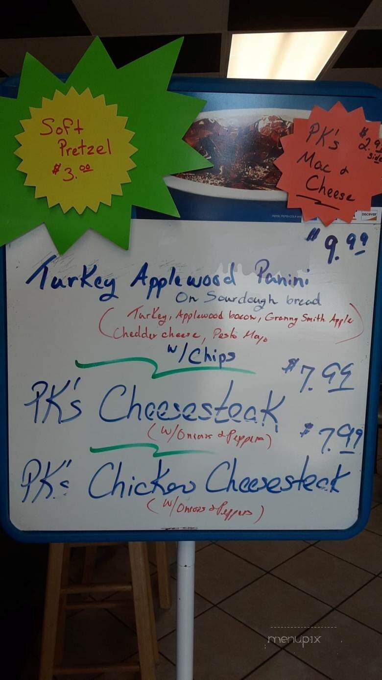 PK's Pit Stop - Harbinger, NC menu_pic