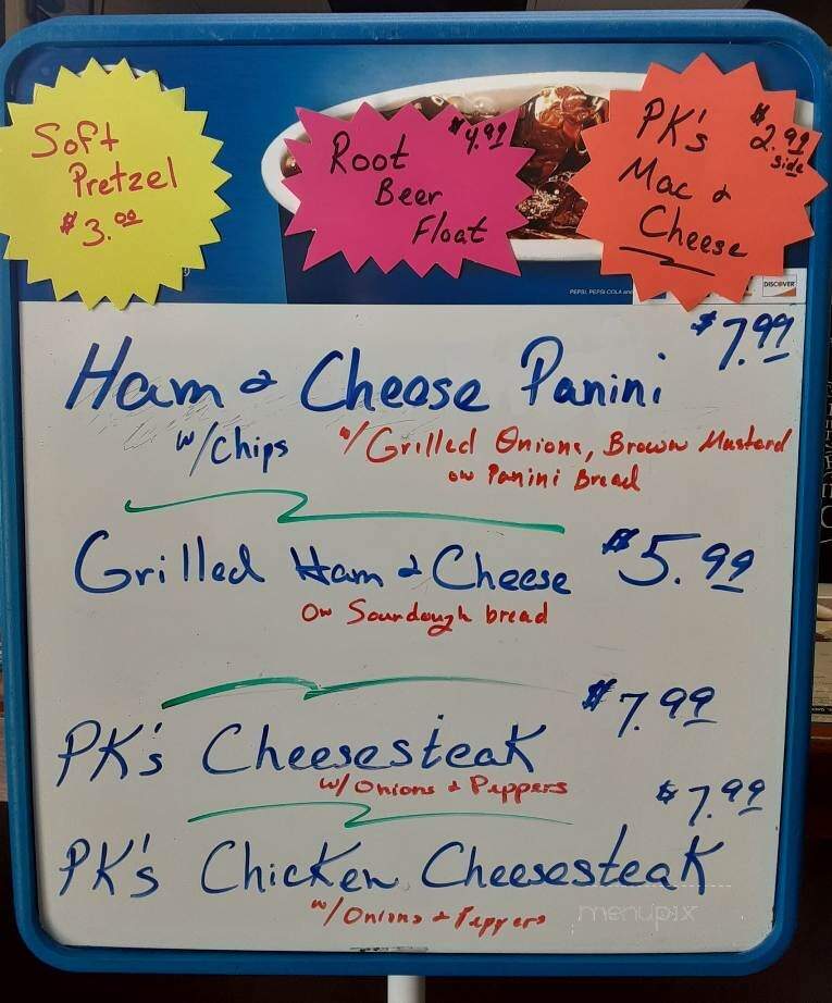 PK's Pit Stop - Harbinger, NC menu_pic