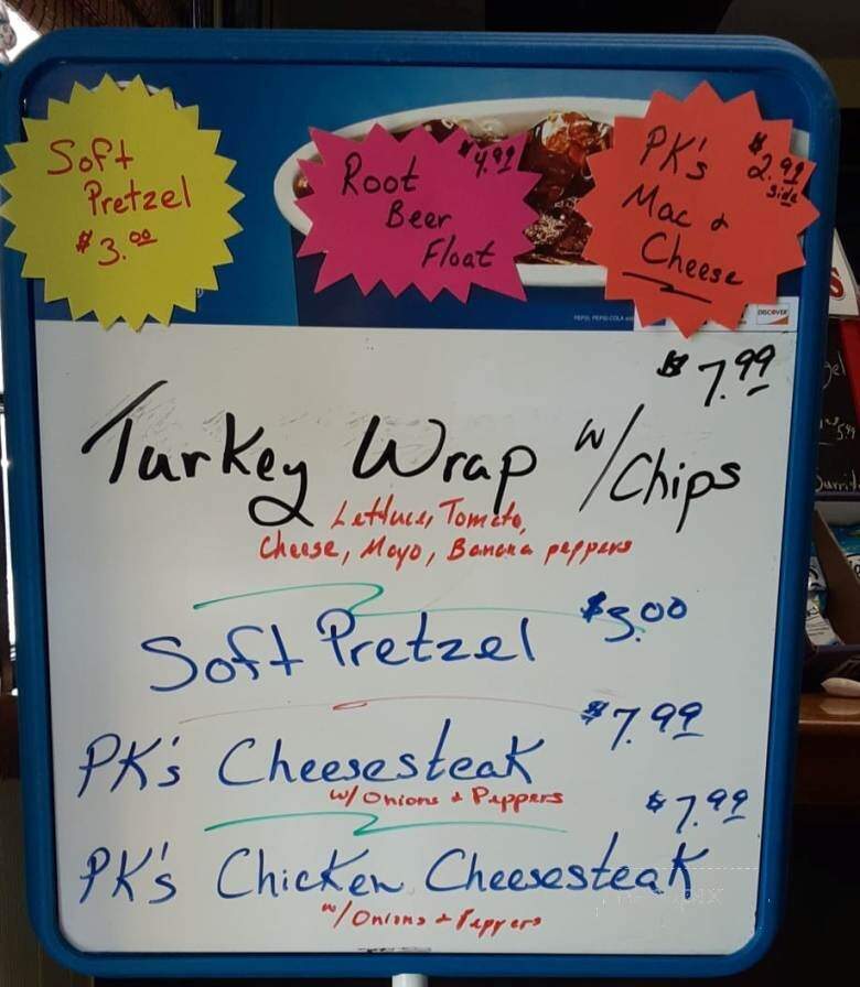 PK's Pit Stop - Harbinger, NC menu_pic