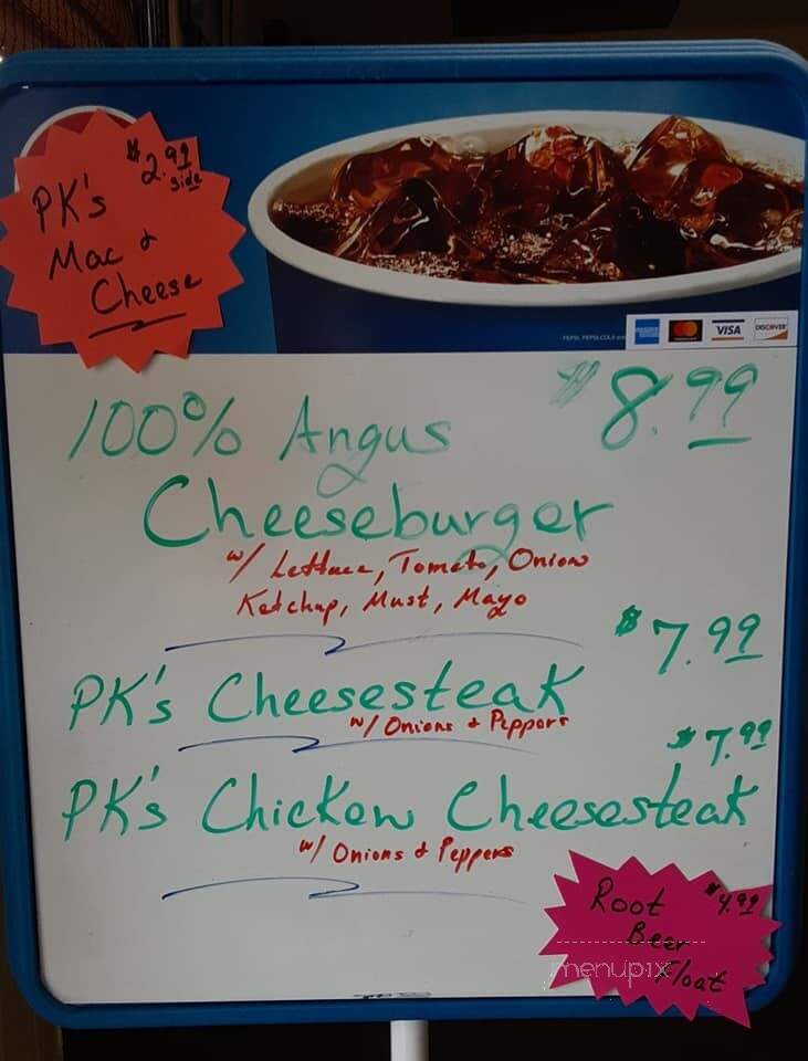 PK's Pit Stop - Harbinger, NC menu_pic