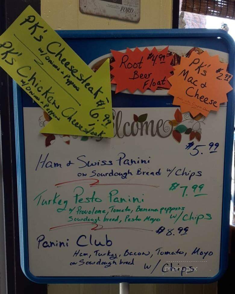 PK's Pit Stop - Harbinger, NC menu_pic