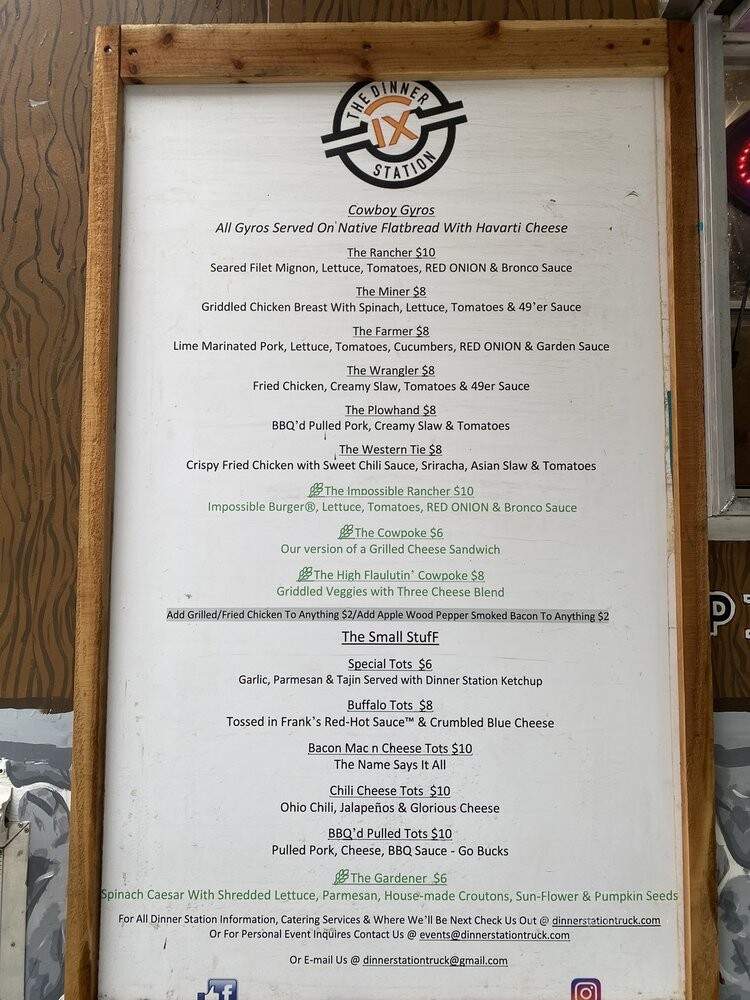 The Dinner Station Truck - Somerset, CA menu_pic