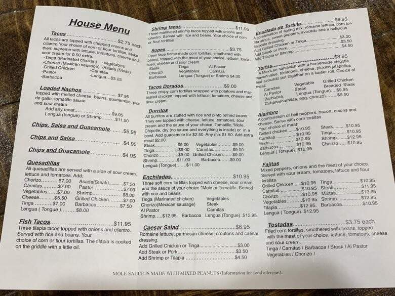El Limon - Downingtown, PA menu_pic