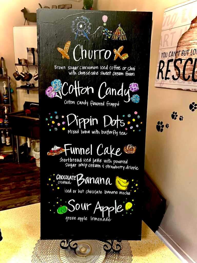 Cattfeinated Cat Cafe - Greensburg, PA menu_pic