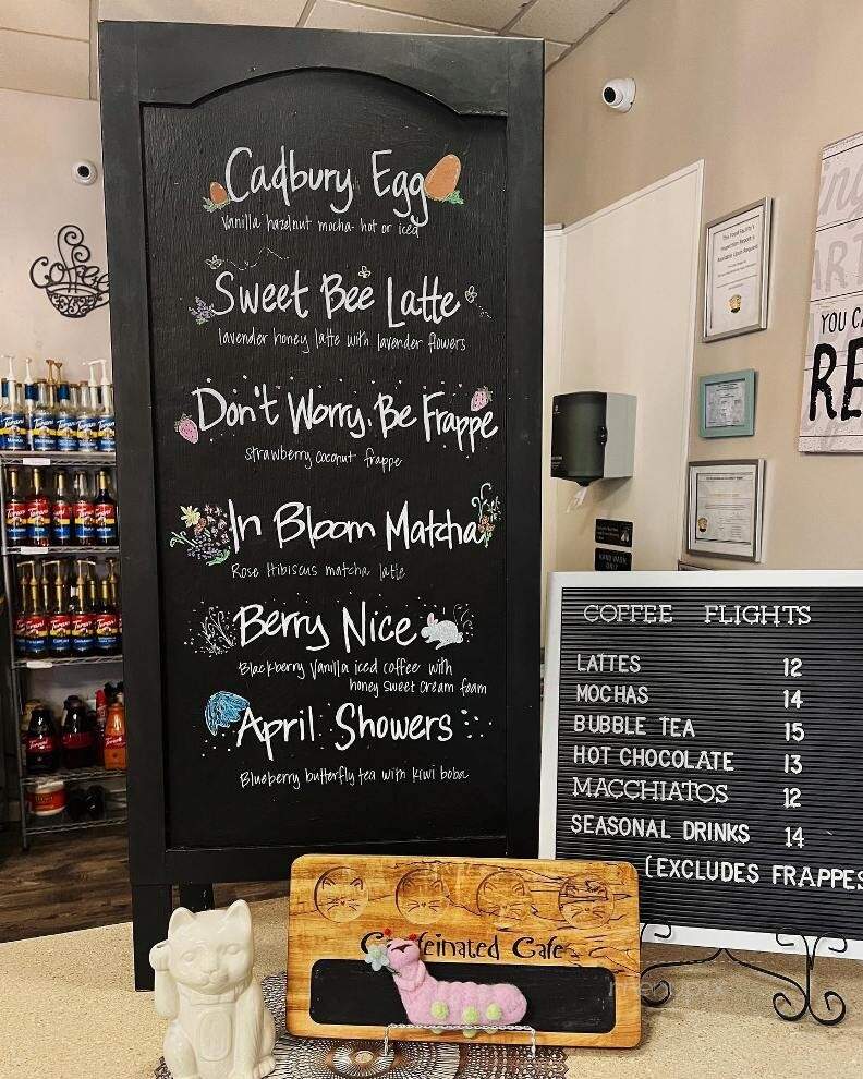 Cattfeinated Cat Cafe - Greensburg, PA menu_pic