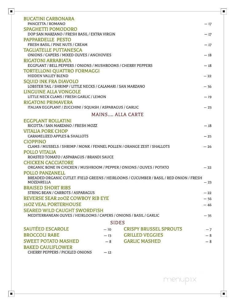 Vitalia Restaurant - Staten Island, NY menu_pic