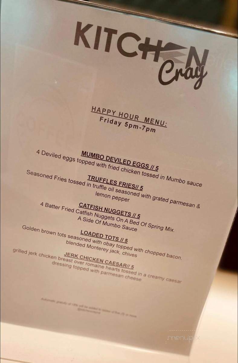 KitchenCray - Alexandria, VA menu_pic