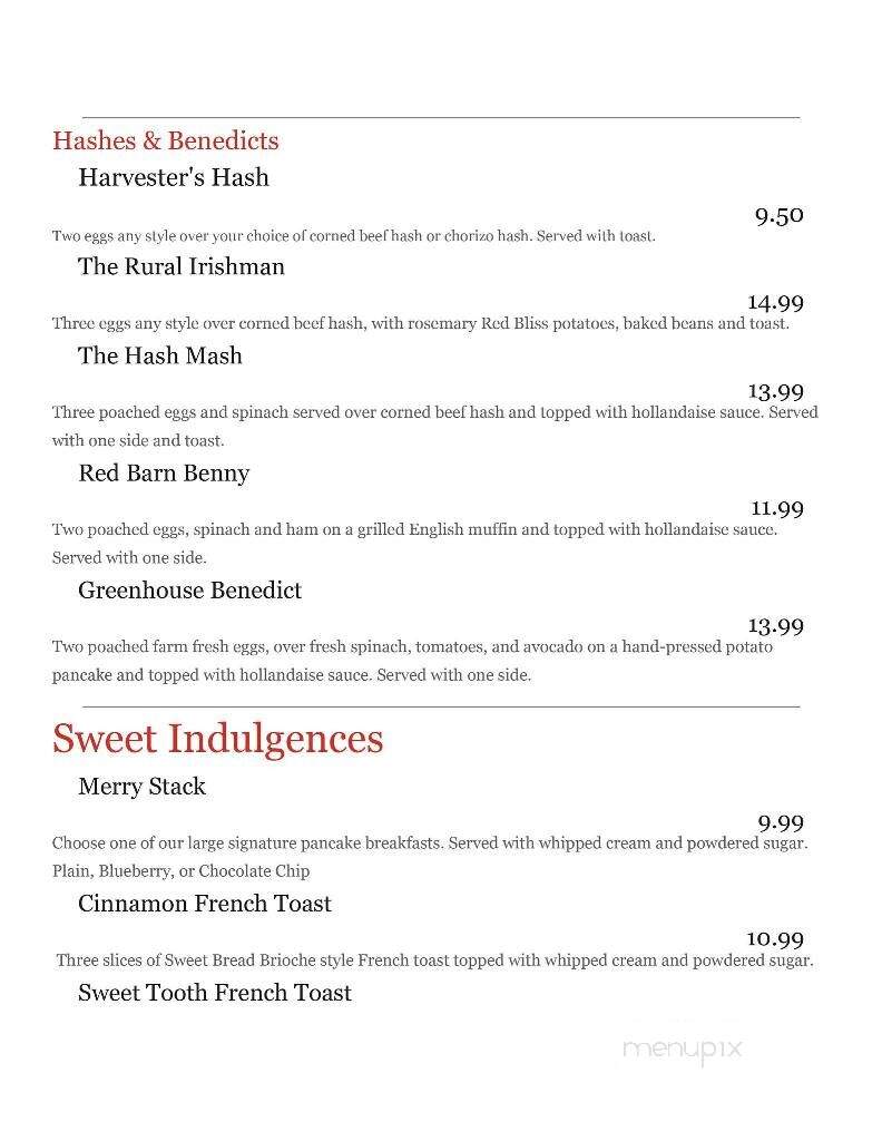 The Table Family Diner - Uxbridge, MA menu_pic