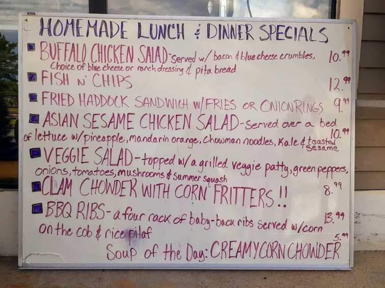 The Table Family Diner - Uxbridge, MA menu_pic