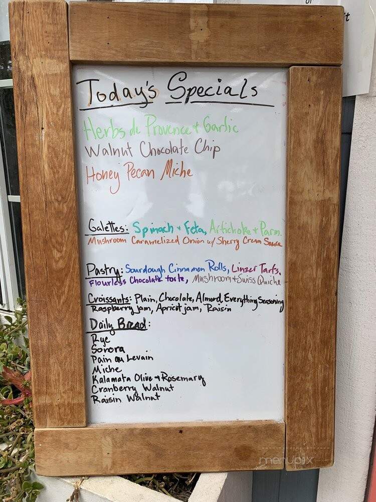 Pagnol Baywood - Los Osos, CA menu_pic