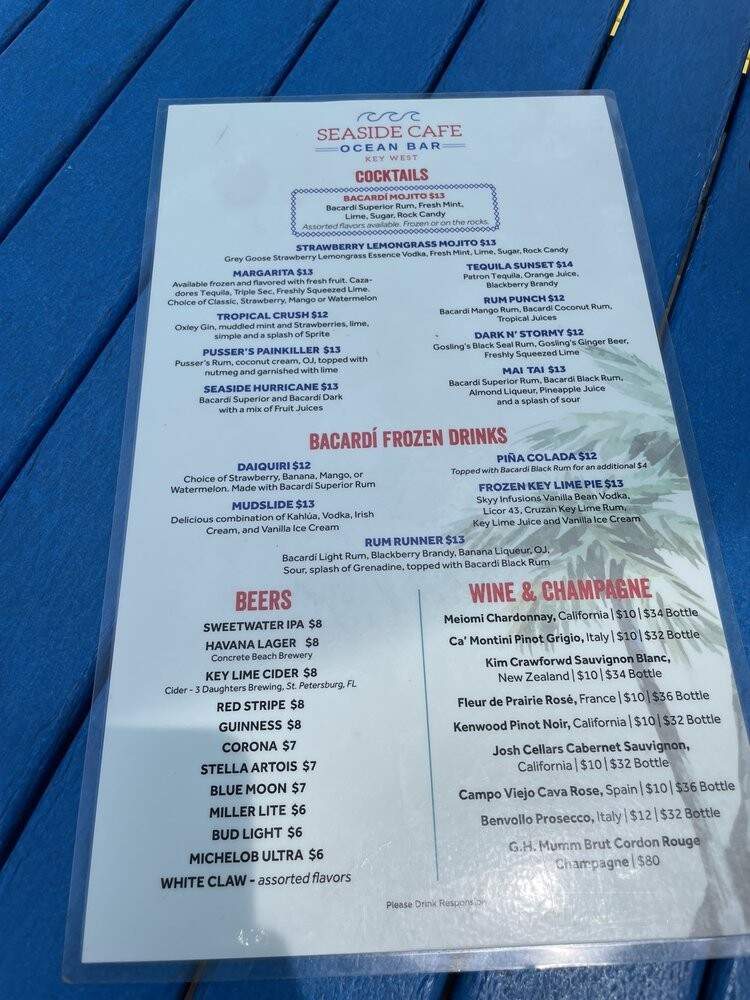 Seaside Cafe at the Mansion - Key West, FL