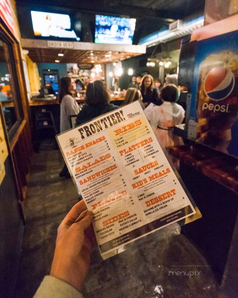Frontier Family Fun - Williams, AZ menu_pic