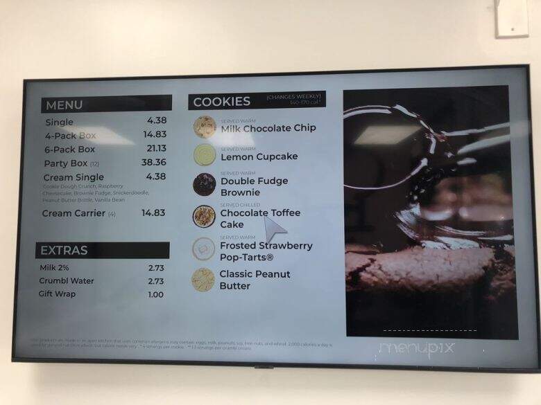 Crumbl Cookies - Wynnewood, PA menu_pic