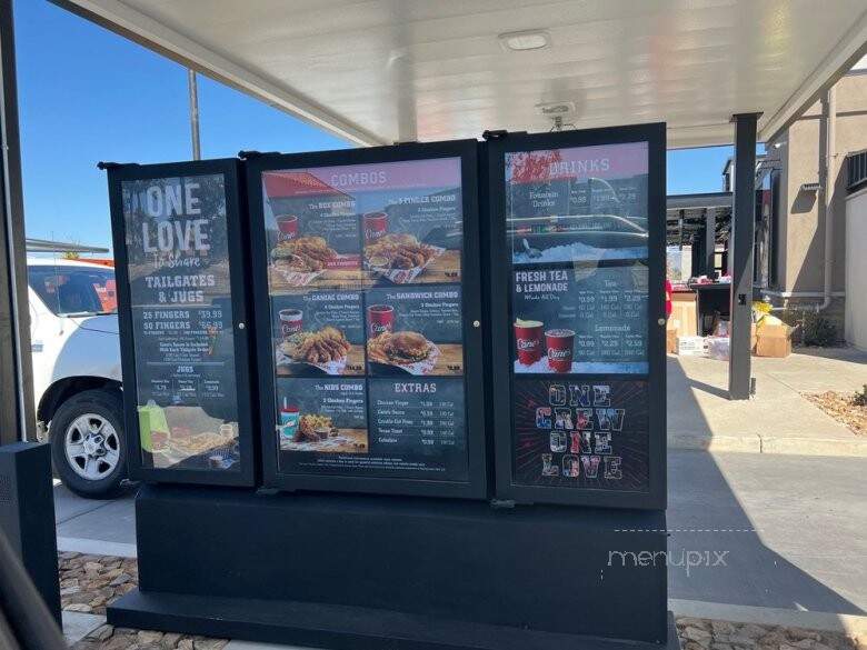 Raising Cane's Chicken Fingers - Santa Maria, CA menu_pic